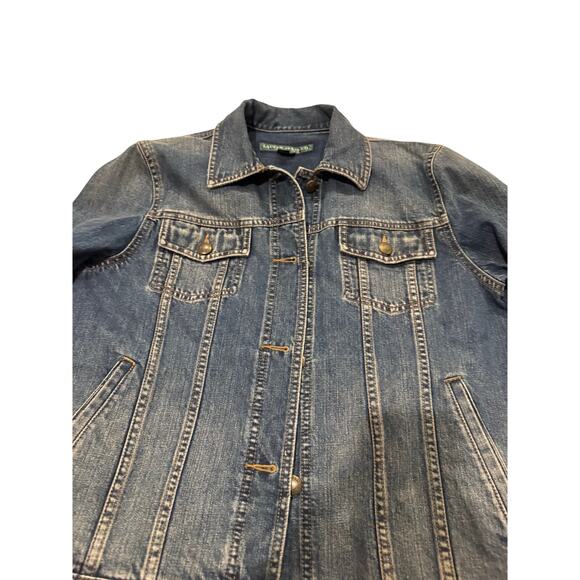 Ralph Lauren Jean jacket great blue wash size m - Picture 2 of 8